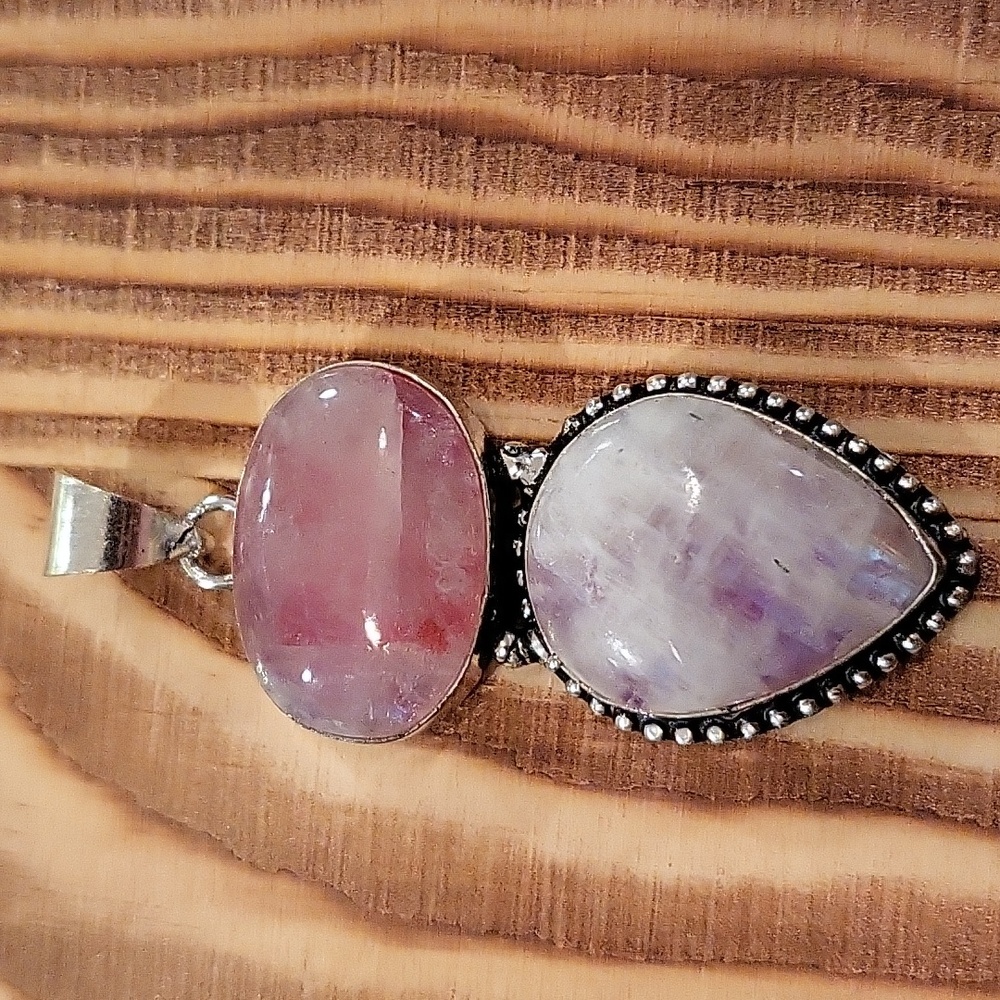 Moonstone Pendant  - 925 Plated